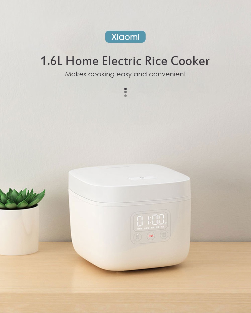 Xiaomi MIJIA Rice Cooker 400W 1.6L White PowerMall
