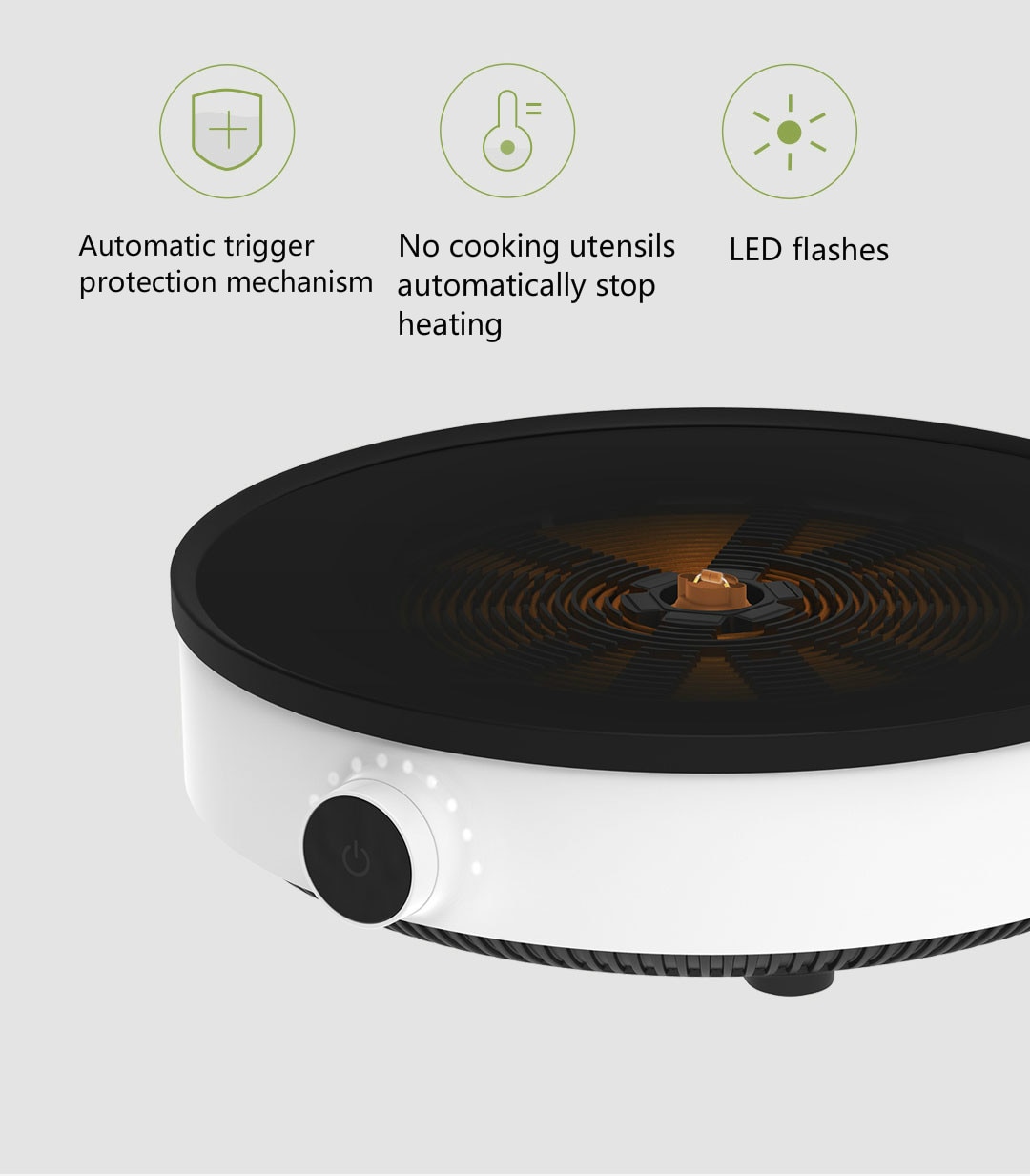 Xiaomi Mijia Induction Cooker Youth Edition White - PowerMall