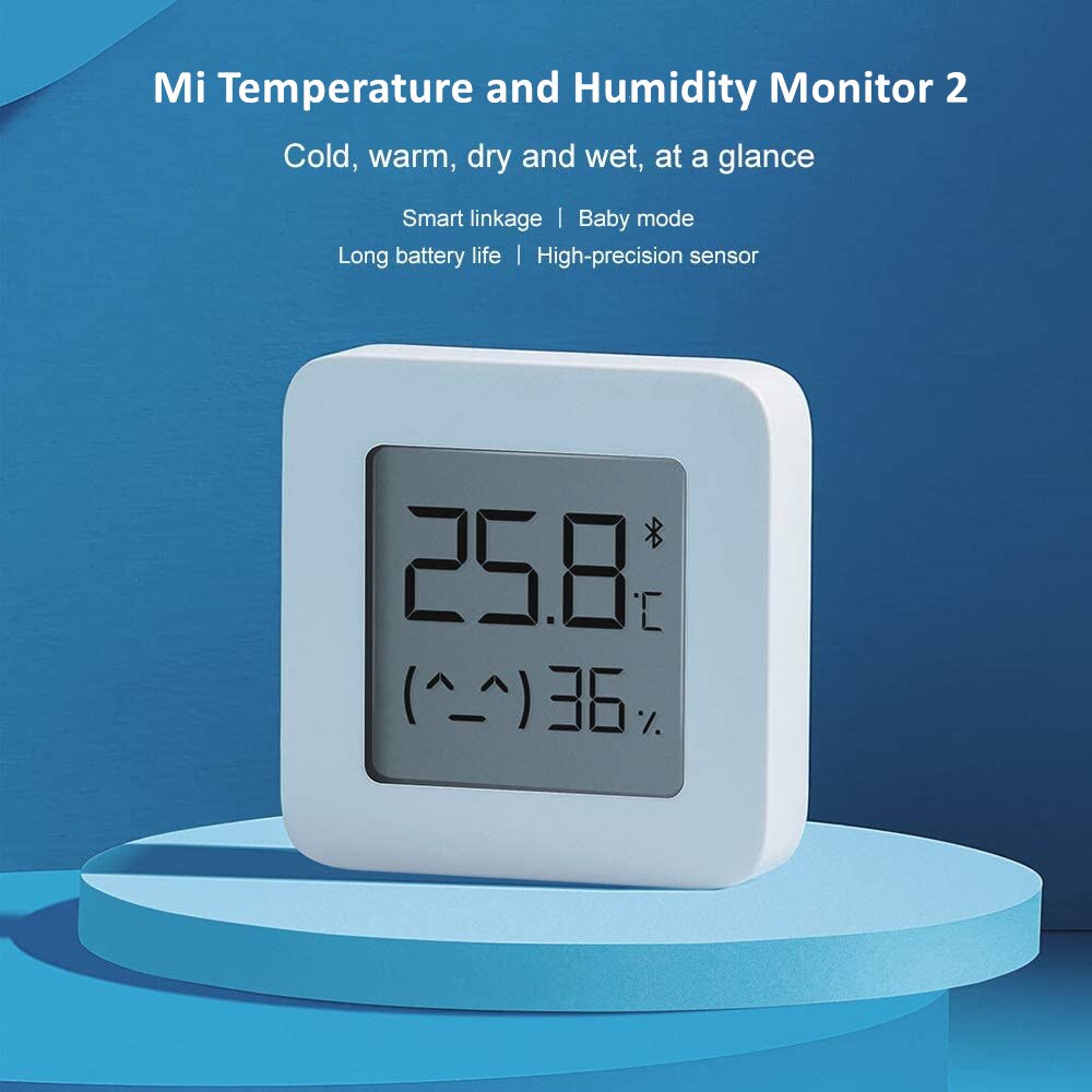 Xiaomi Mi Temperature and Humidity Monitor 2 - White Xiaomi Mi Temperature and Humidity Monitor 2 - White